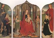 Gerard David The Virgin and child between angel musicians (mk05) oil painting reproduction